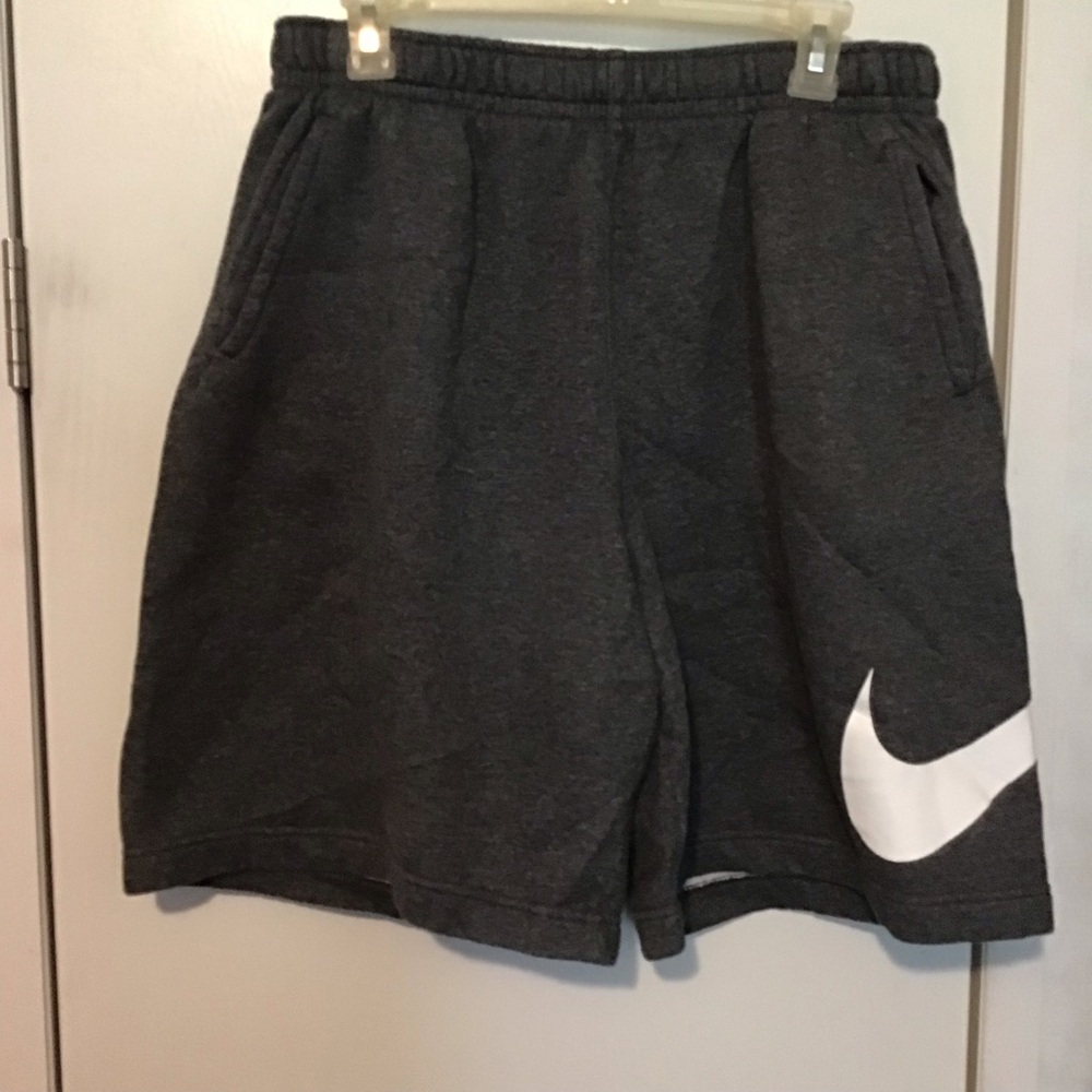 SOLD ON ANOTHER PLATFORM Nike Club Fleece Sportswear Graphic Charcoal Shorts